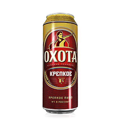 Охота крепкое 8,1 % 0,5 л